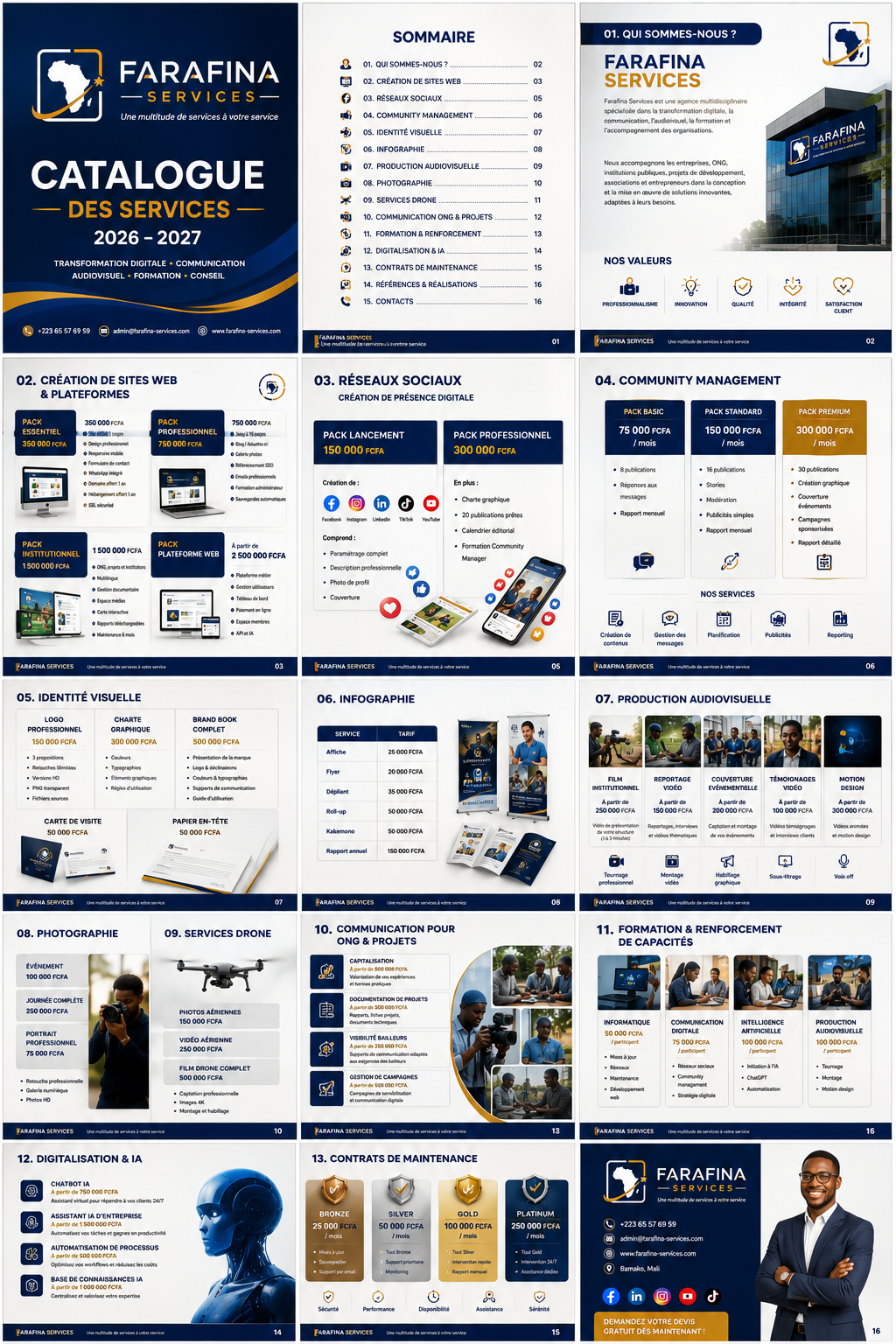 Catalogue Farafina Services 2026 2027